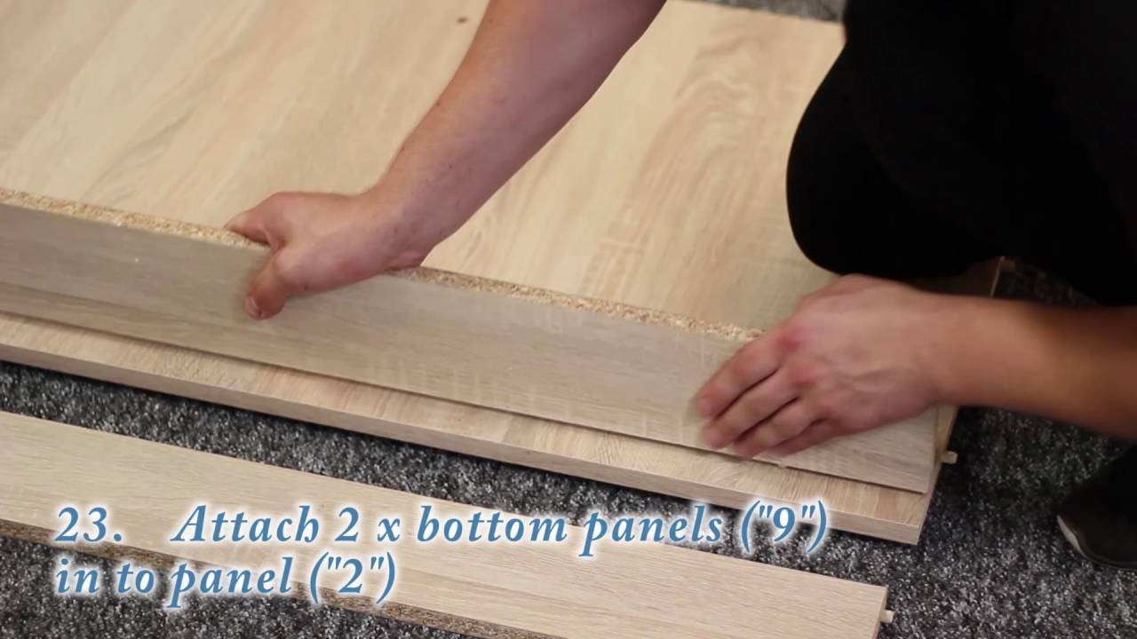 Dako Tutorial:  Sliding door wardrobe 200 cm width assembly video