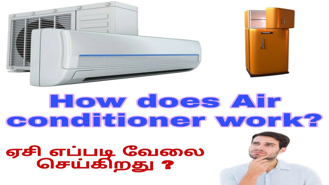 ஏசி எப்படி வேலை செய்கிறது🤔? || How does the air conditioner work? in Tamil 