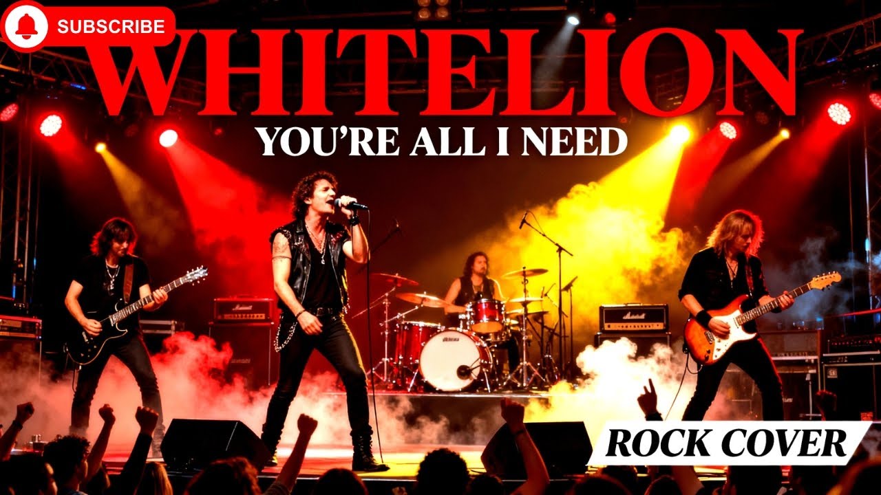 WHITELION – You’re All I Need | Powerful 80s Rock Cover