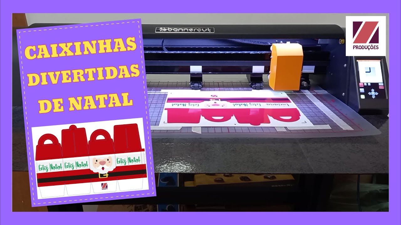 🚨 Como Fazer CAIXINHAS PERSONALIZADAS DE NATAL | Sign Master e Bannercut Campro