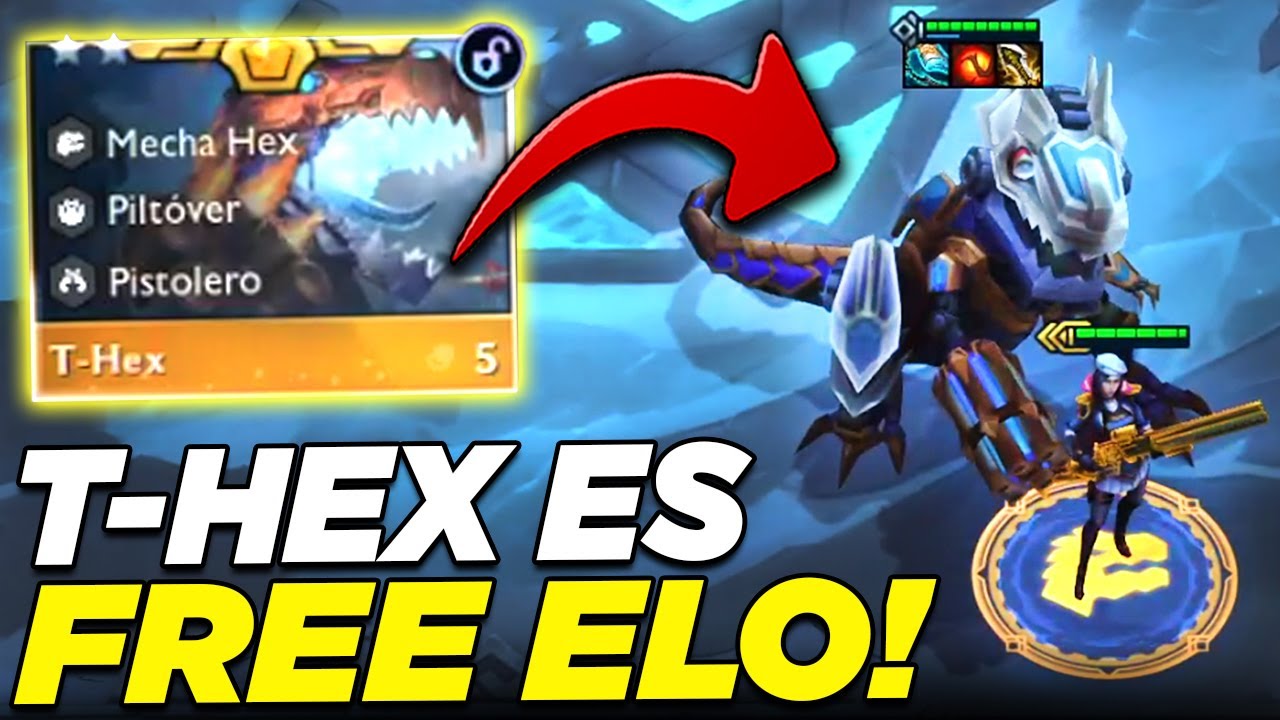 😱 El TRUCO para el T-HEX SIEMPRE es TOP 1 en TFT SET 16