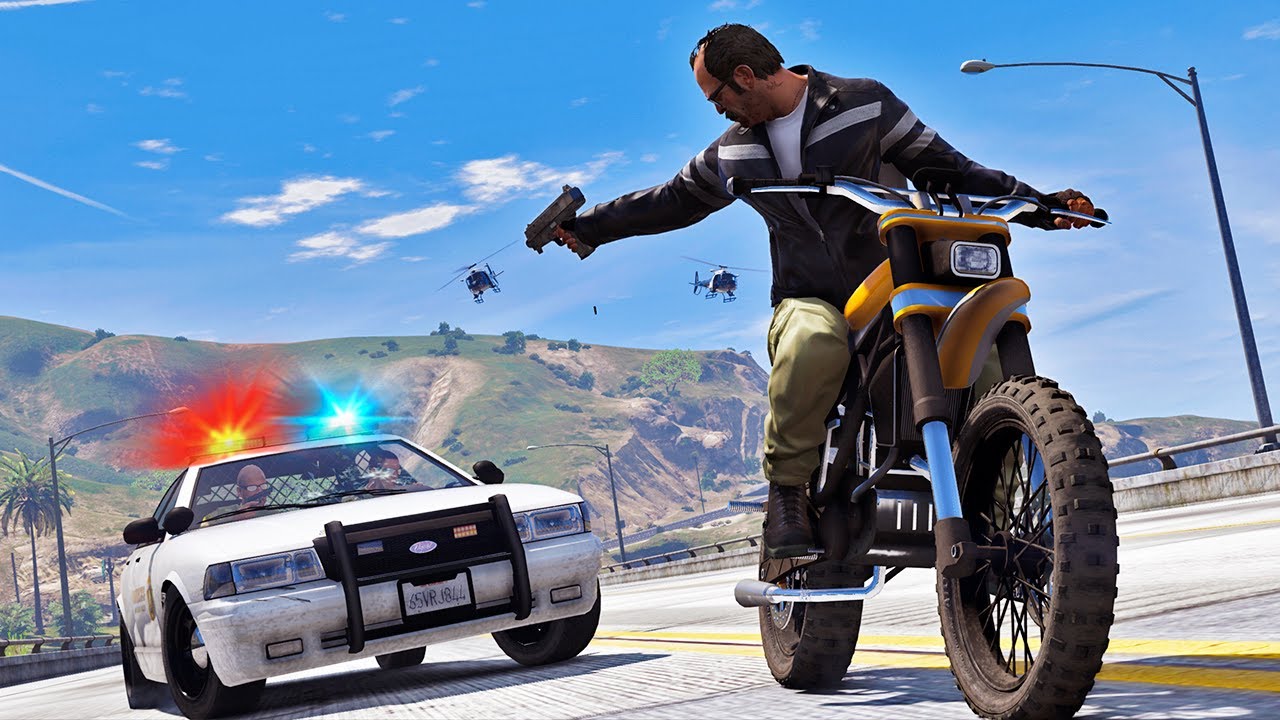 The Most Insane Motorcycle Chases of 2024 - GTA 5 Action film