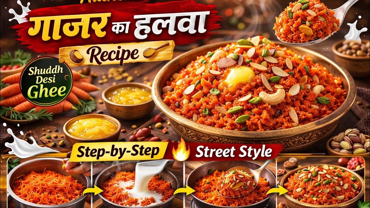 Home made Gajar ka halwa | घर पर गाजर का हलवा कैसे बनाये | गाजर का हलवा बनाने ka आसान तरीका | 