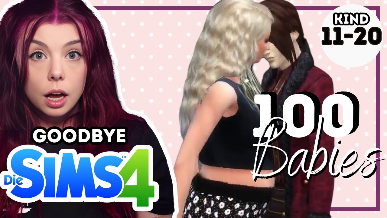 Ich bin m&uuml;de. Mein Sim ist m&uuml;de. Alle sind schwanger. 100 Baby Challenge in Sims 4