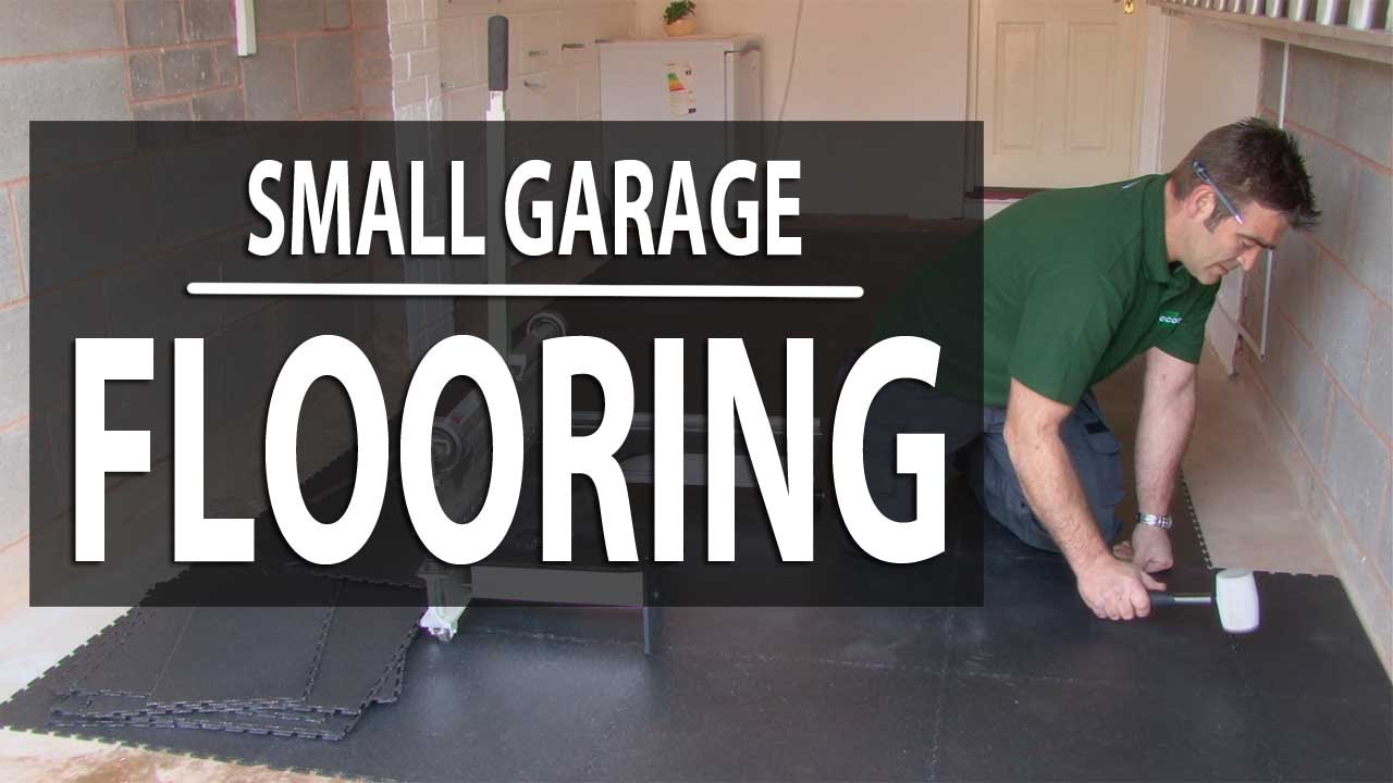 How to Install Garage Flooring - Ecotile Interlocking Floor Tiles in Small Garage