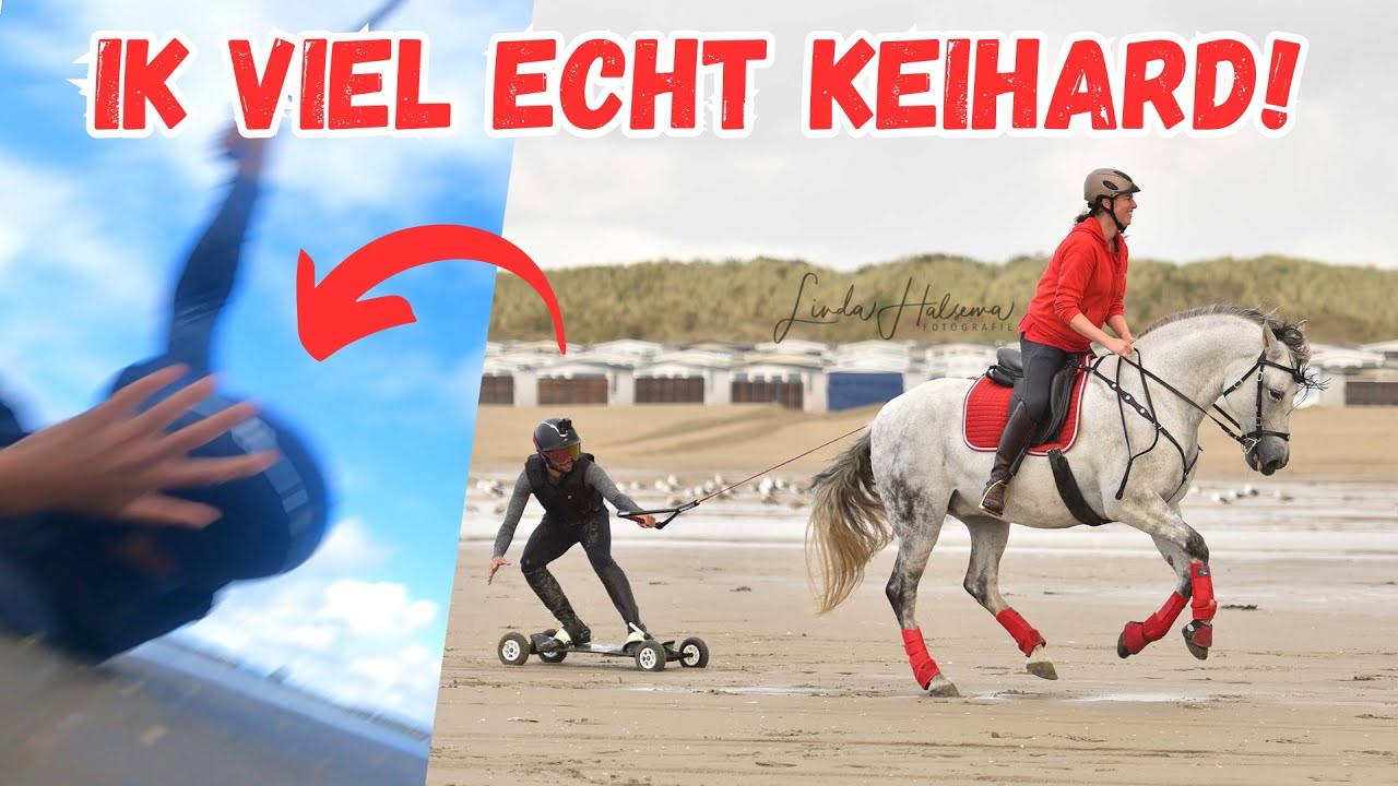 VALLEN TIJDENS EERSTE KEER HORSE-BOARDEN! | WEEKVLOG #018