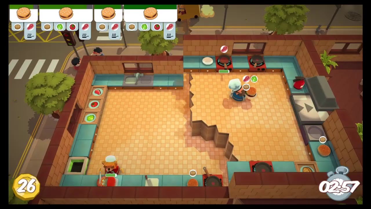 Overcooked PS4 ИГРА 1 часть
