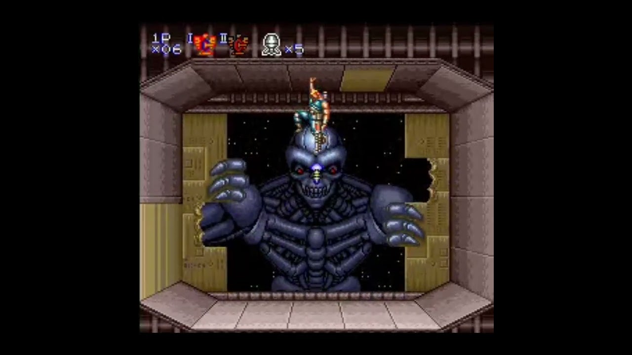 Contra III Hard mode full playthrough