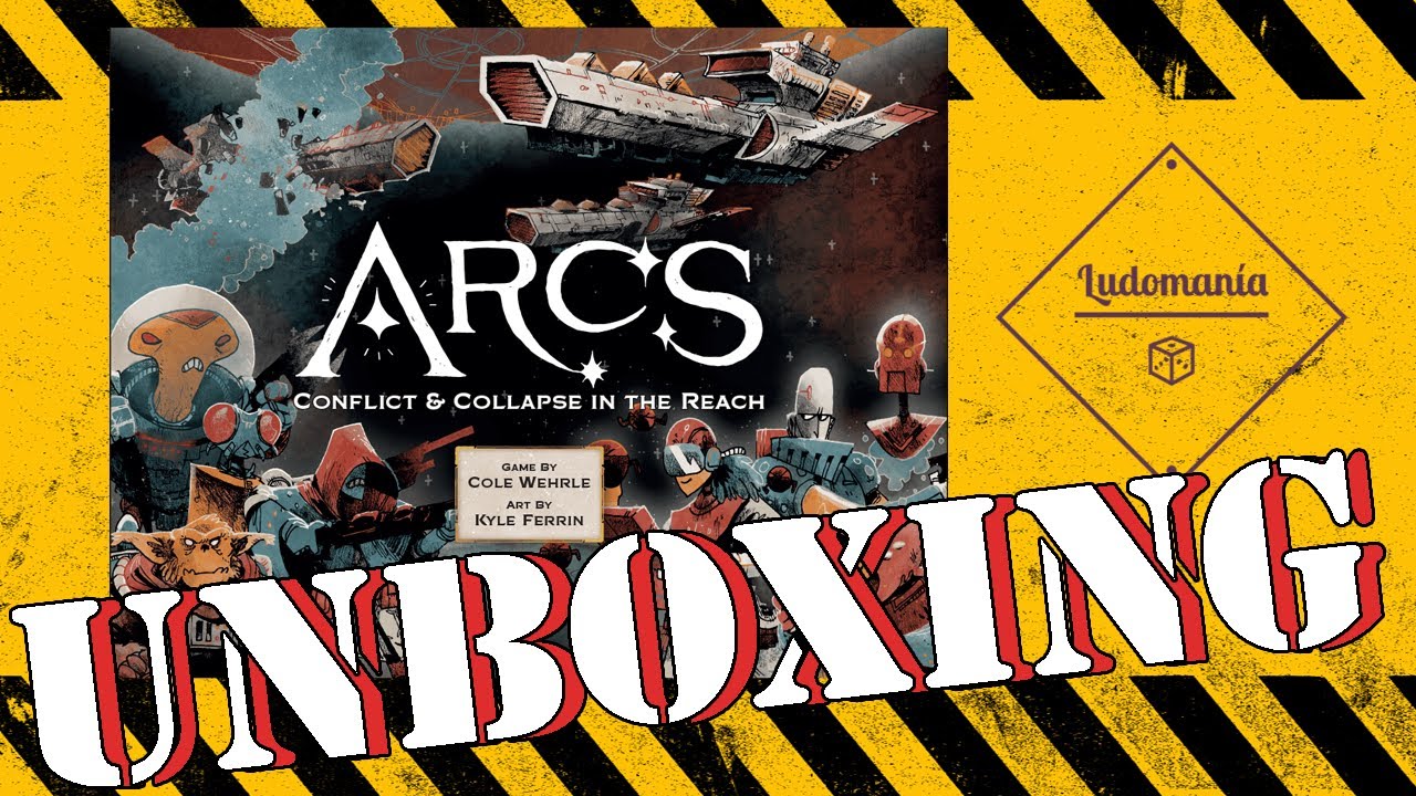 Ludomanía: Unboxing de Arcs + Expansiónes