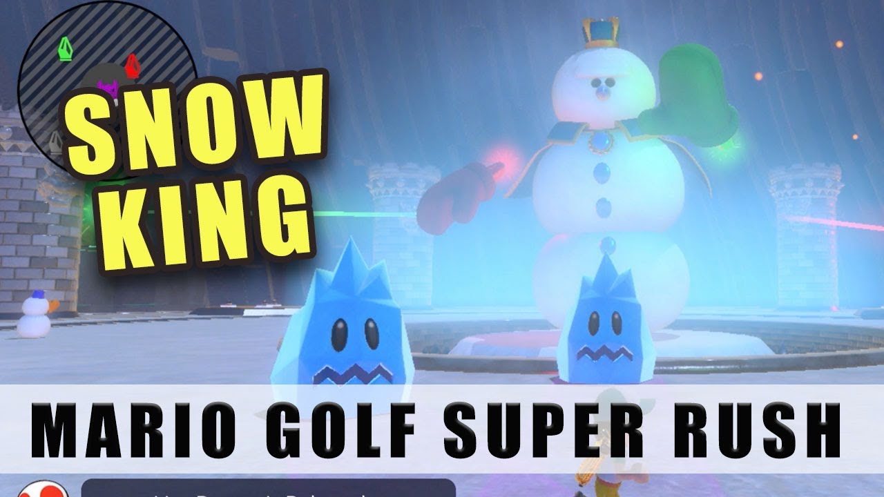 Mario Golf Super Rush Snow King final boss fight - How to beat Snow King Mario Golf Switch