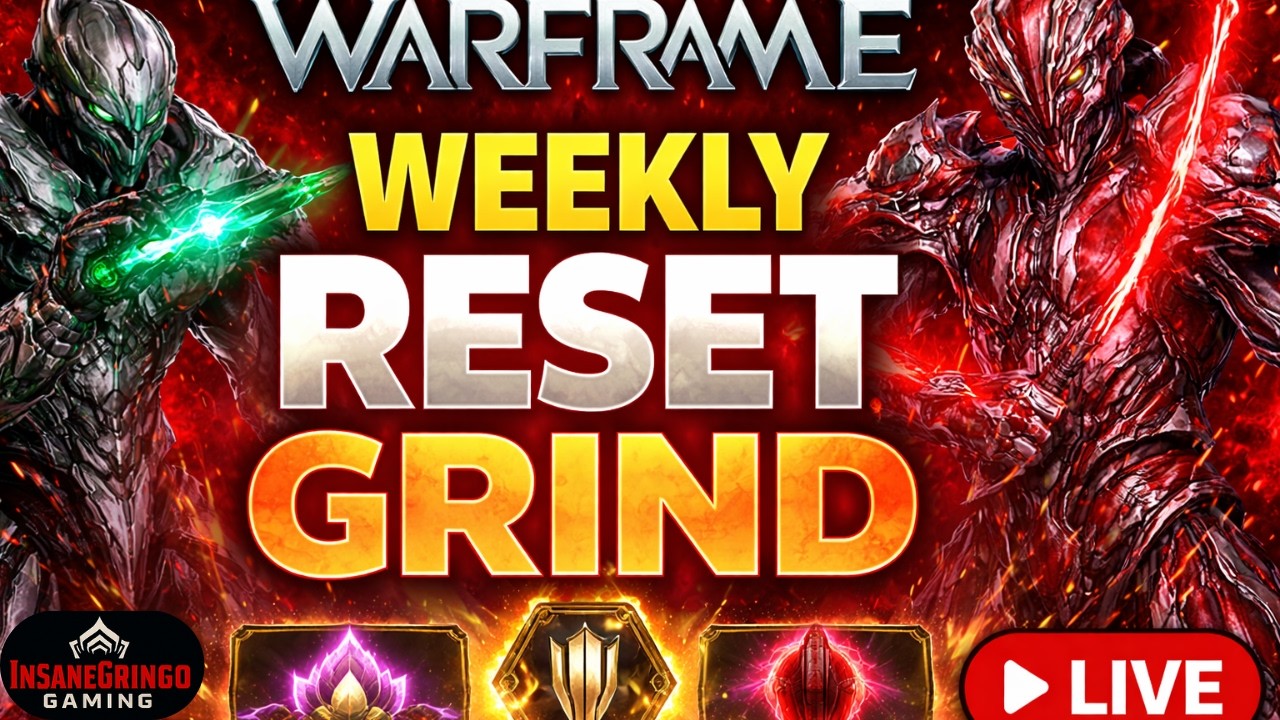 WARFRAME LIVE – Weekly Reset Grind (Deep Archimedea, Netracells & More)
