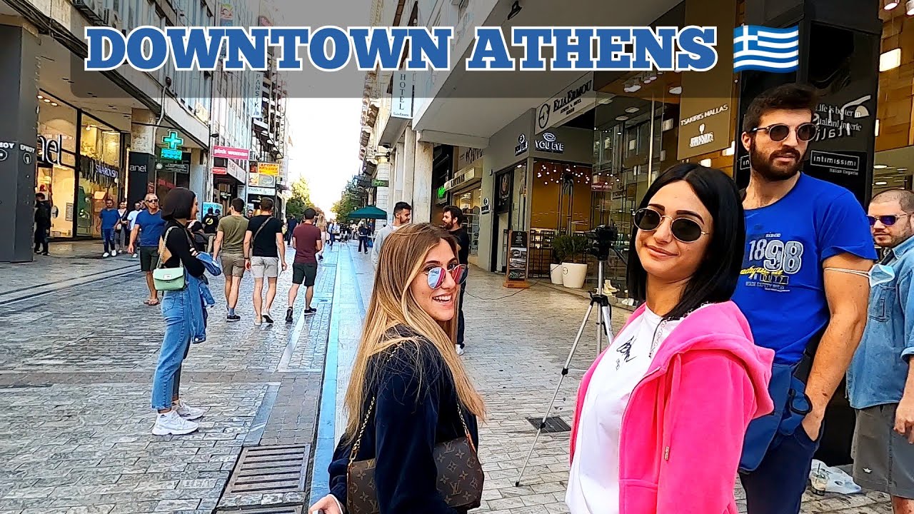 Athens, Greece Ermou Street Walking Tour & Greek Street Food