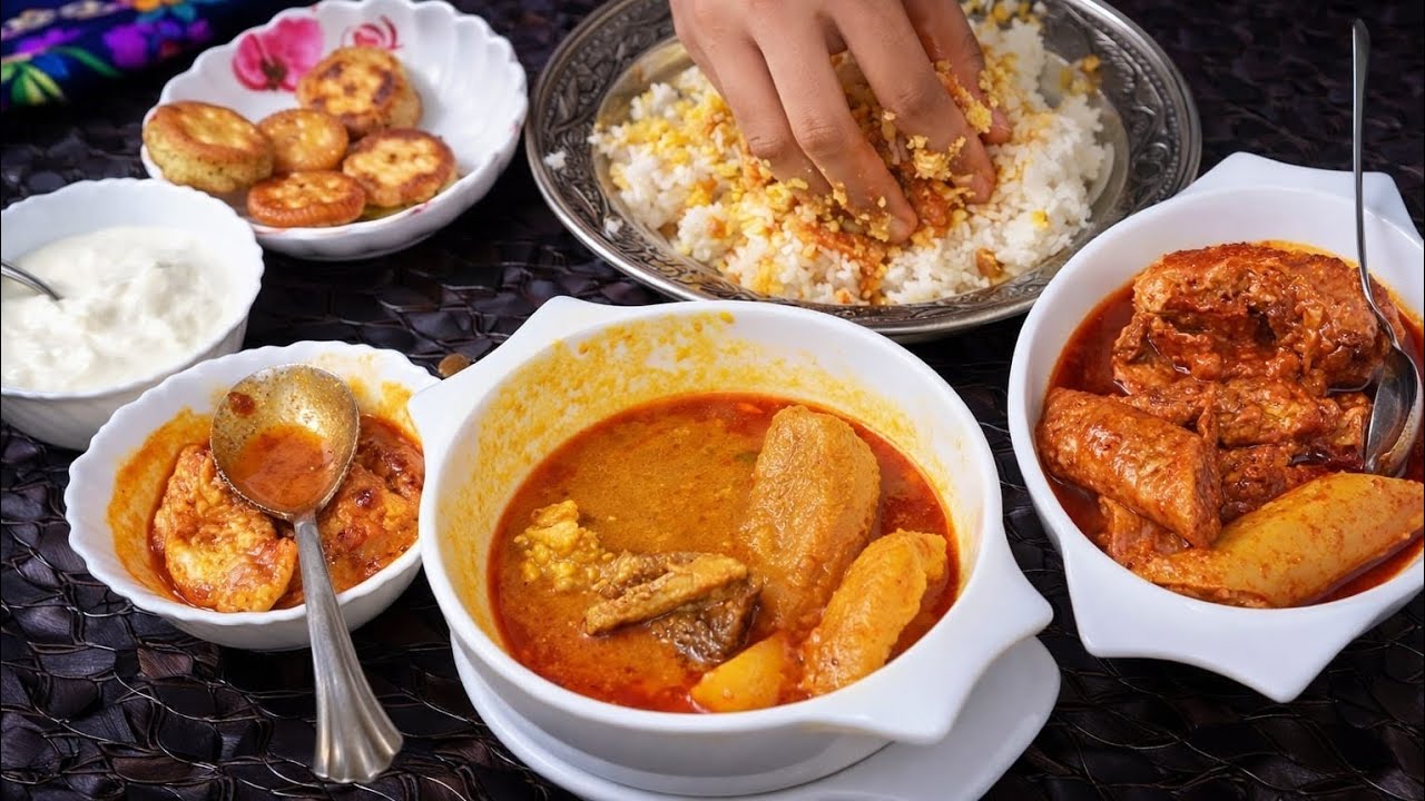 Kashmiri style delicious mukbang😋😋😋