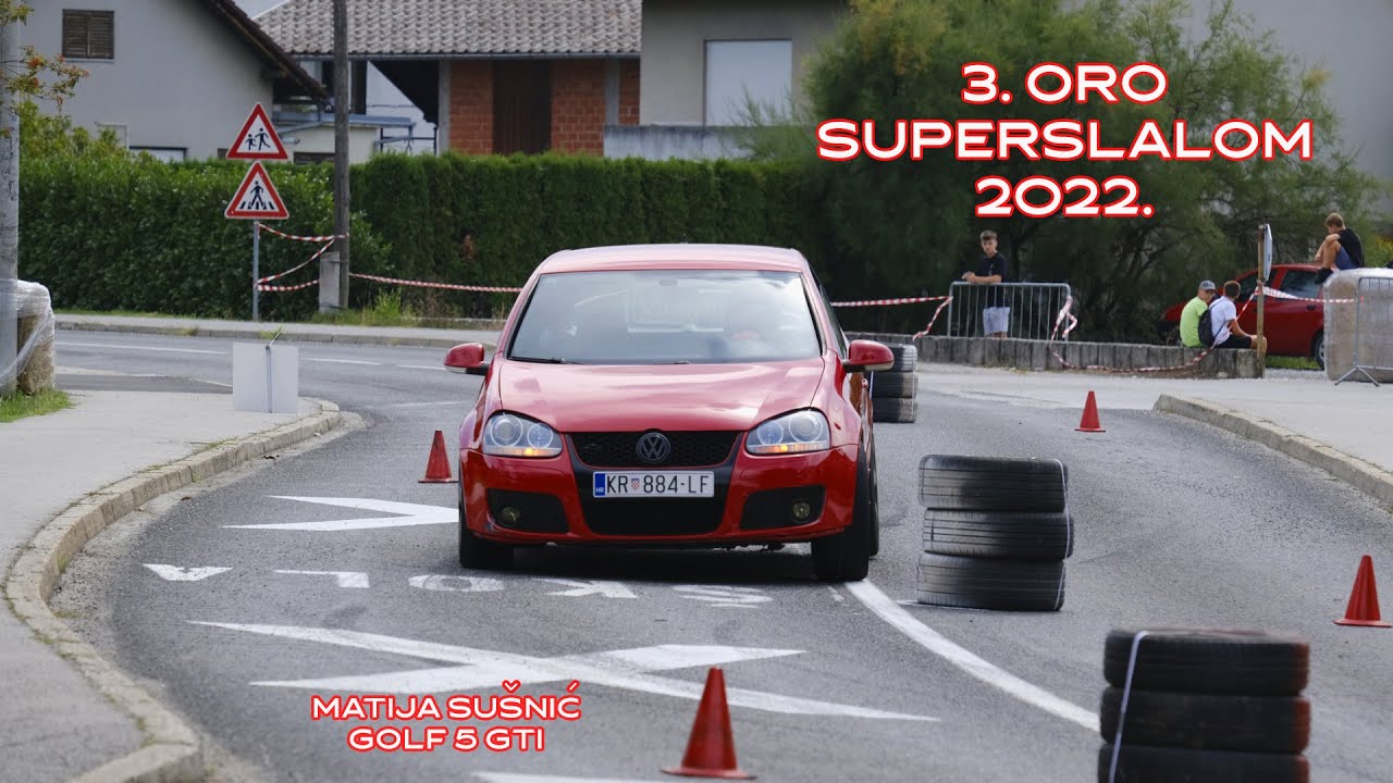 3. ORO Super Slalom 2022. | Matija Sušnić | Golf 5 GTI Onboard | 4K