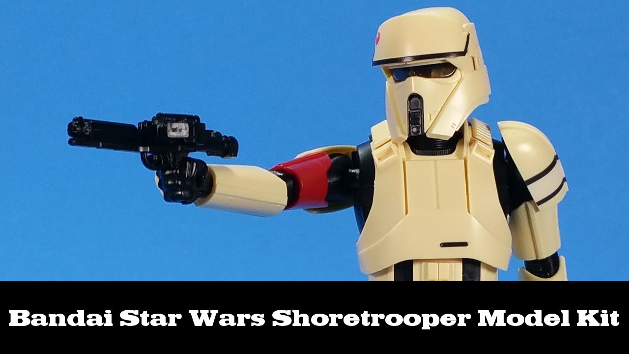 Обзор набора Bandai Star Wars Shoretrooper для сборки Rogue One