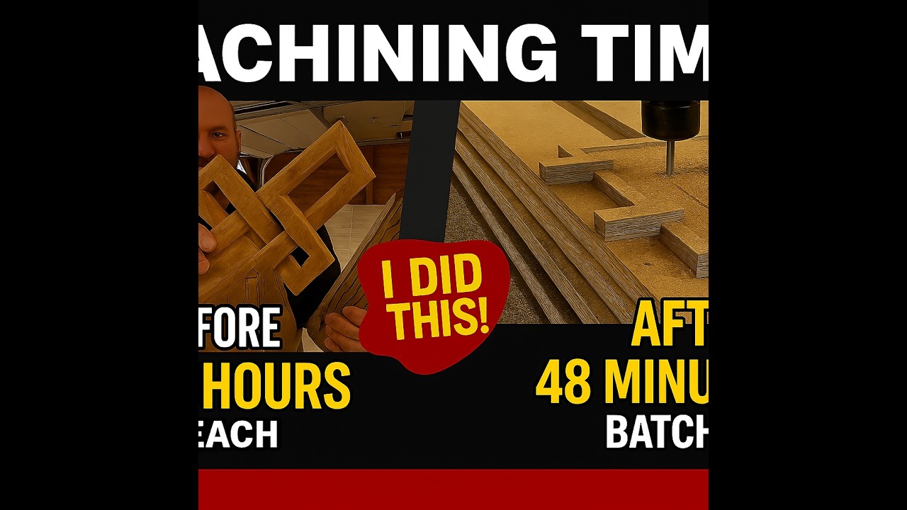 How I Cut CNC Machining Time by 80% — From 3.5 Hours to 48 Minutes!