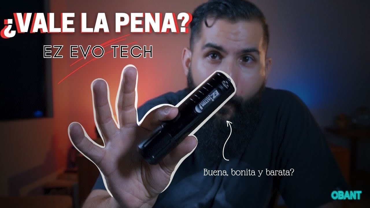 🖊️Máquina de Tatuar EZ EVO TECH // UMBOXING +Tatuaje + Opinión. ¿Vale la Pena?🤔