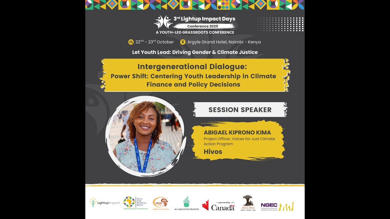 Abigail  Kima Keynote Intergenerational Dialogue | 3rd Lightup Impact Day
