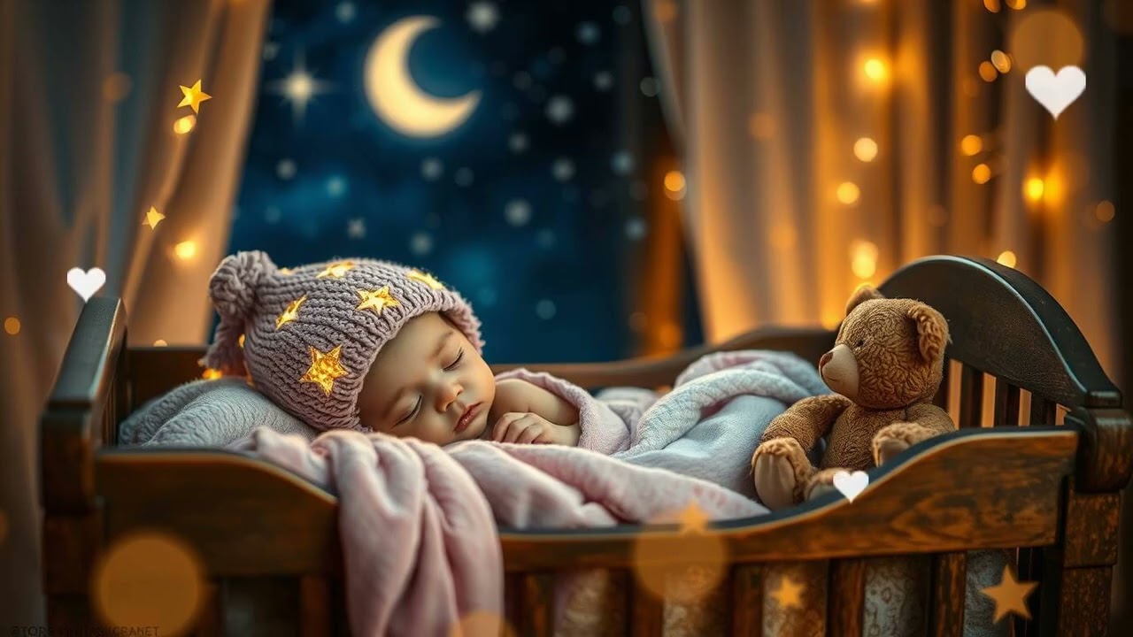 🌧️ Rainy Night Baby Lullaby 💤 Helps Babies Fall Asleep Fast 😴