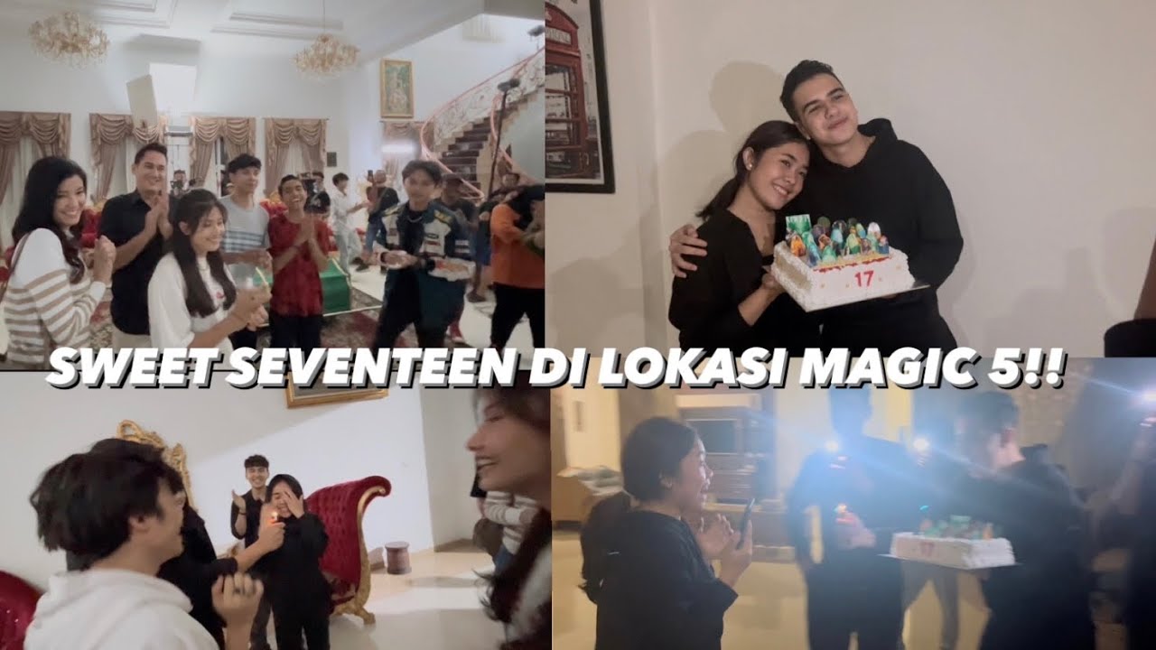 SUPRISE ULTAH KE 17 DI LOKASI MAGIC 5!!
