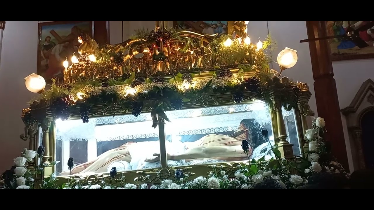 2 parte Entrada del  Santo entierro parroquia dulce nombre de Jesús el calvario chinandega 2022