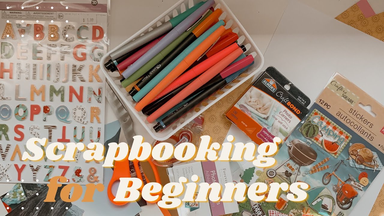 SCRAPBOOKING FOR BEGINNERS // scrapbook with me ✨