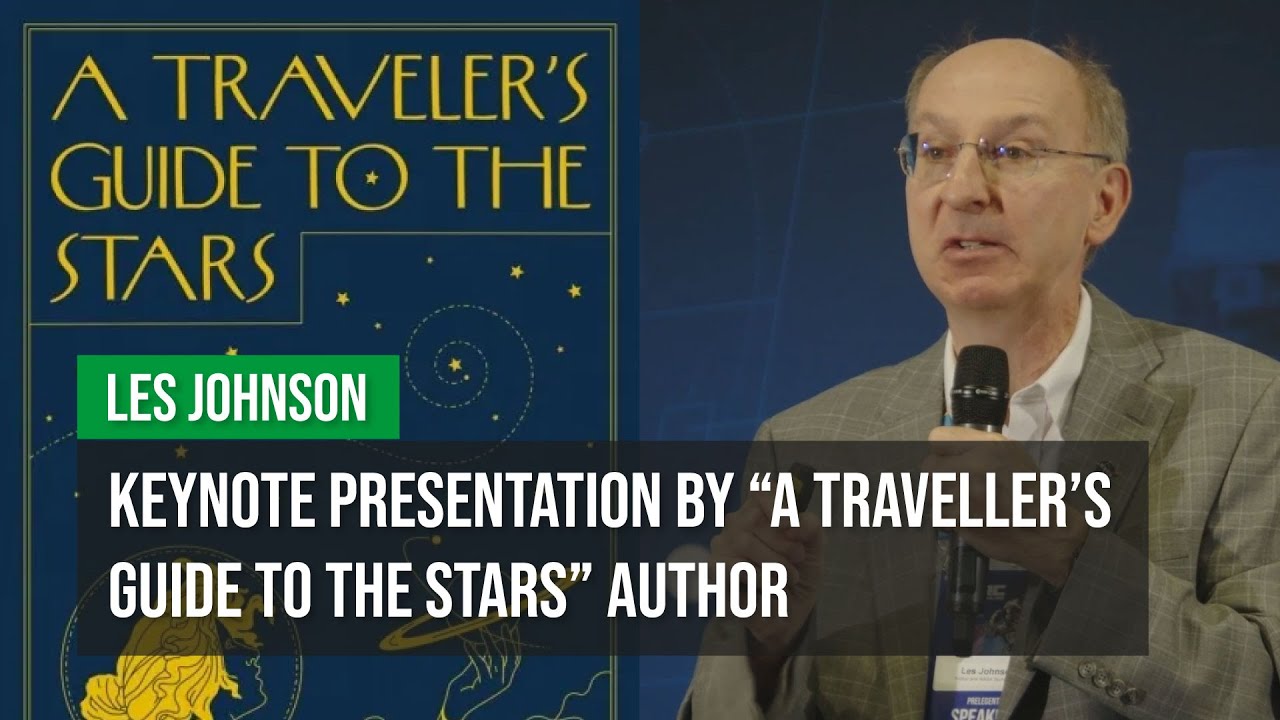 Les Johnson / A Traveller's Guide to the Stars author [with Polish sign language translation]