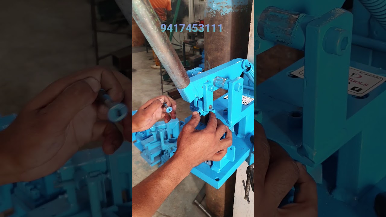 hand made door frame steel pipe hole 3 HOLE sapring  machine