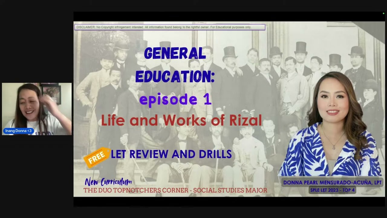 FREE LECTURE: Life and Works of Rizal