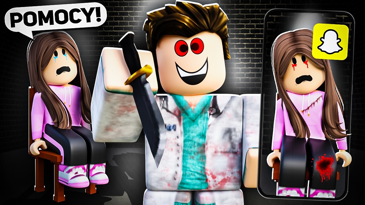 MOJA DZIEWCZYNA ZOSTAŁA PORWANA na SNAPCHACIE w ROBLOX! 😨 (Historyjka Roblox)