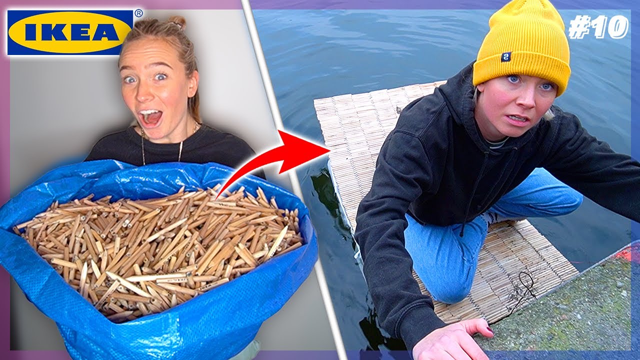 Flo&szlig; aus IKEA Bleistiften bauen! ✏️🇸🇪 **ZU KRASS** |CARAMELLA