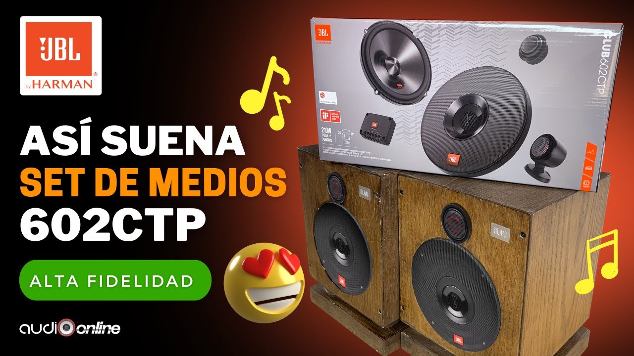 Prueba de sonido de las bocinas JBL 602CTP 😍 ¡ALTA FIDELIDAD!