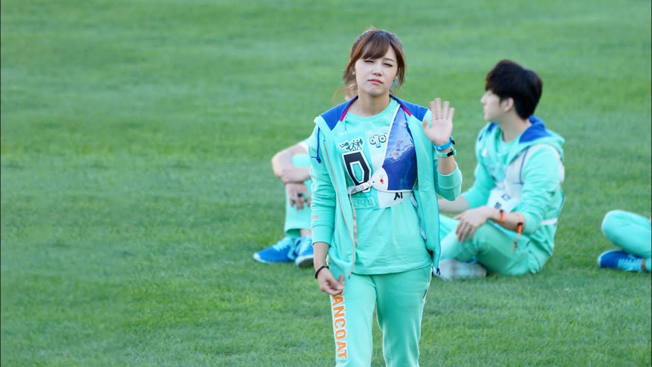130903 MBC 아이돌육상선수권대회(#아육대) 실수한 나은이에게 난동부리는 귀요미 #정은지 직캠