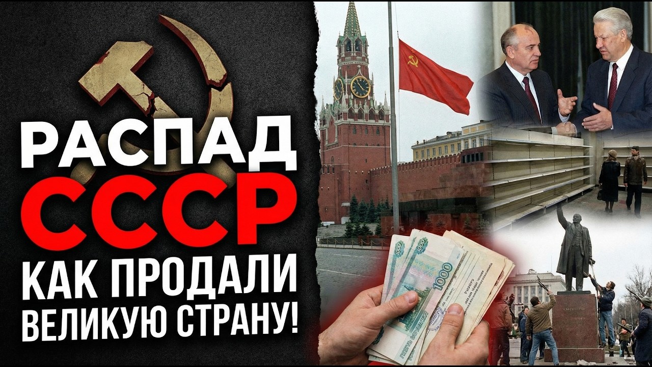РАСПАД СССР! КАК ЭТО БЫЛО НА САМОМ ДЕЛЕ:КОМУ ЭТО БЫЛО ВЫГОДНО?!