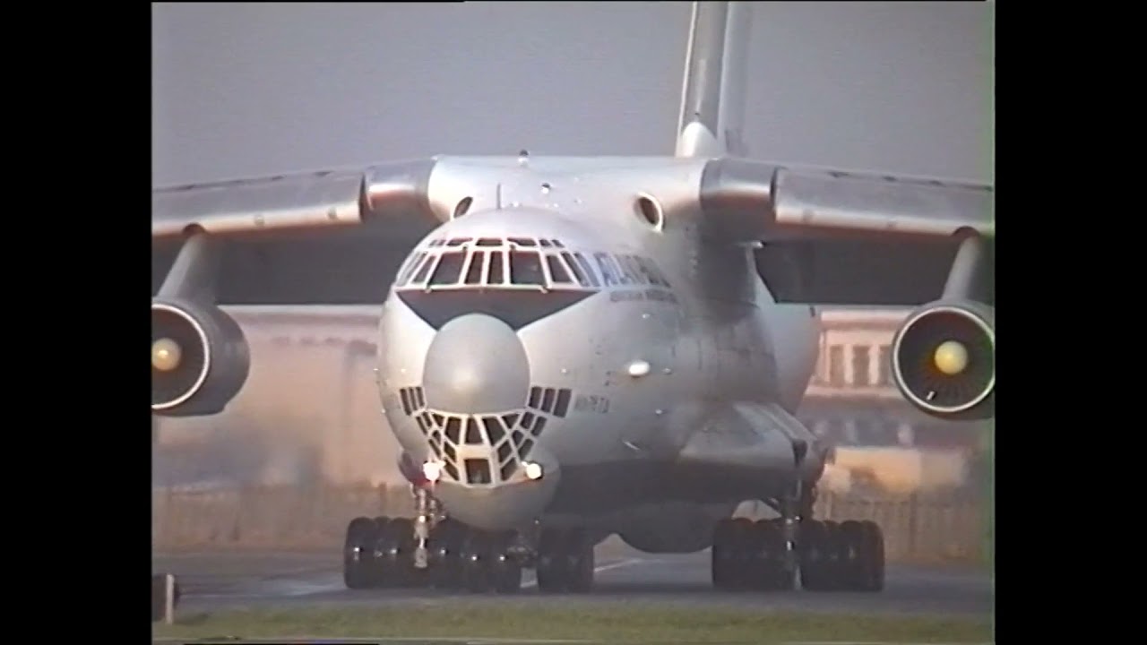 Soviet designs were coming at Ostend Airport : ANTONOVS and ILYUSHINS till 2002