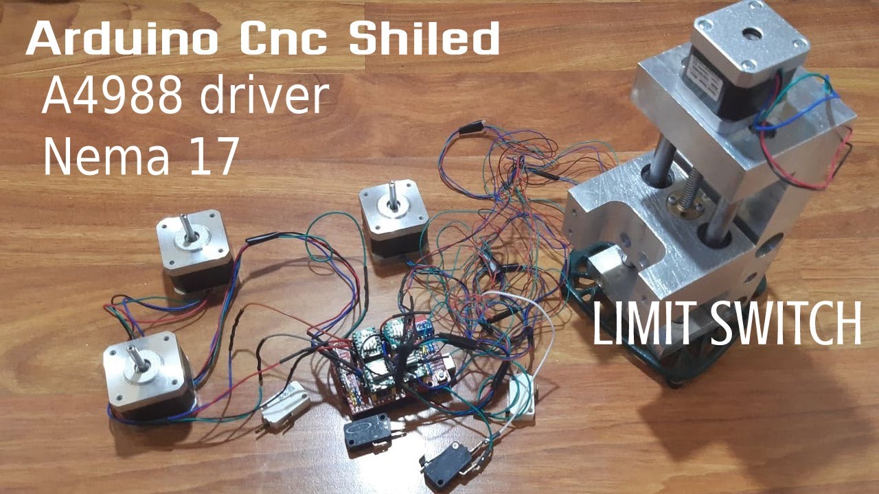 Arduino Cnc Shield Tutorial (Nema17 Limit Switch)