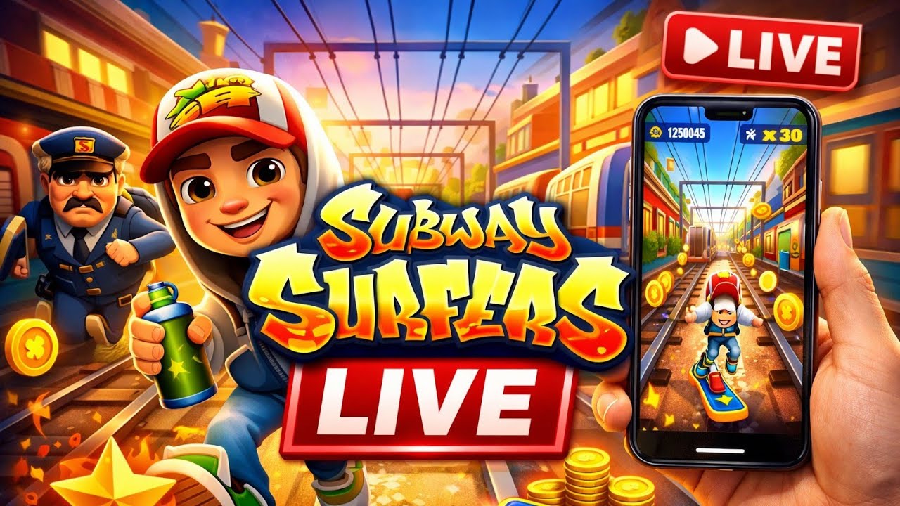 10M view subway surf live gameplay #livestream #gameplay