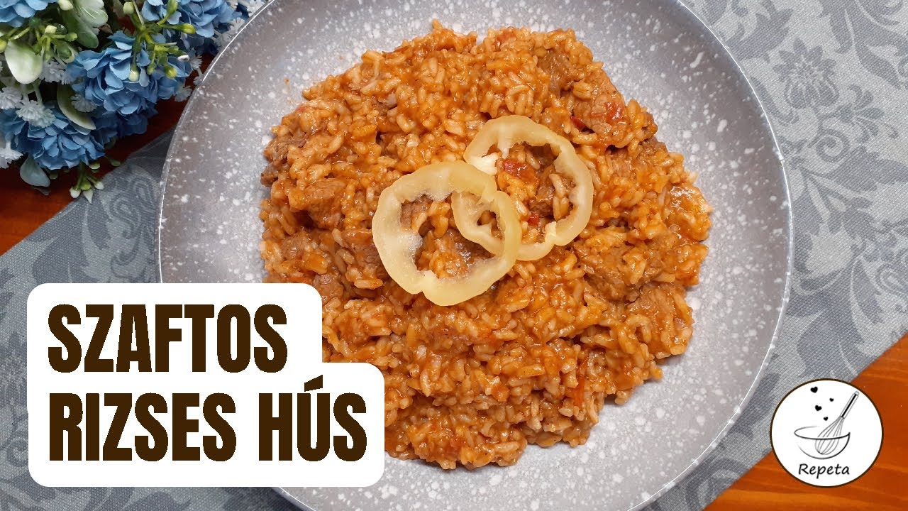 Szaftos rizses hús 🍲 Klasszikus magyaros ebéd