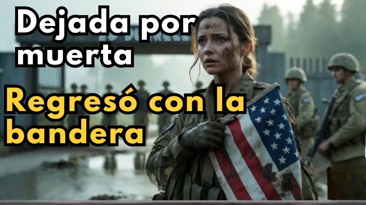 La dieron por muerta tras las líneas enemigas; nueve días después volvió caminando con la bandera de
