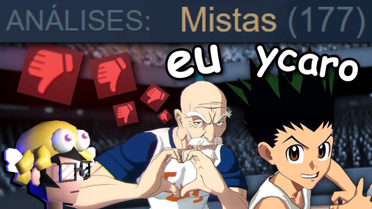 o jogo novo do hunter x hunter é bem suspeito