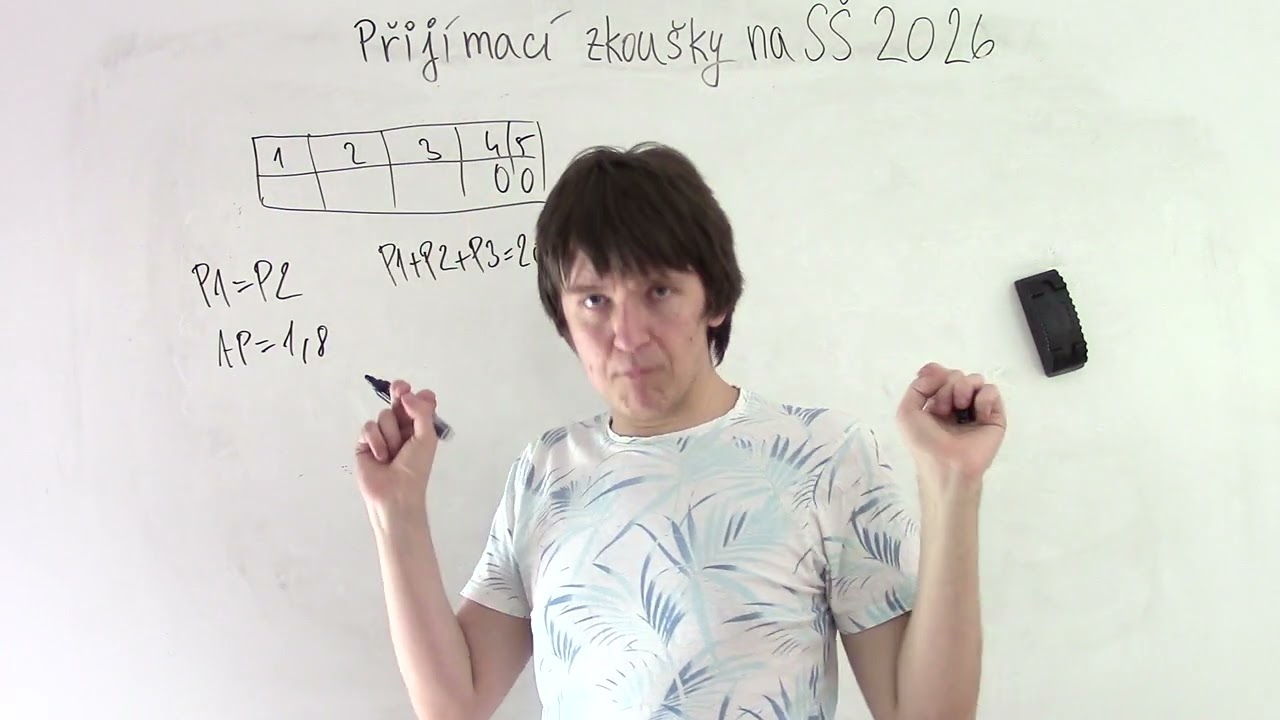 Přijímací zkoušky na SŠ 2026 #10 - CERMAT test 1