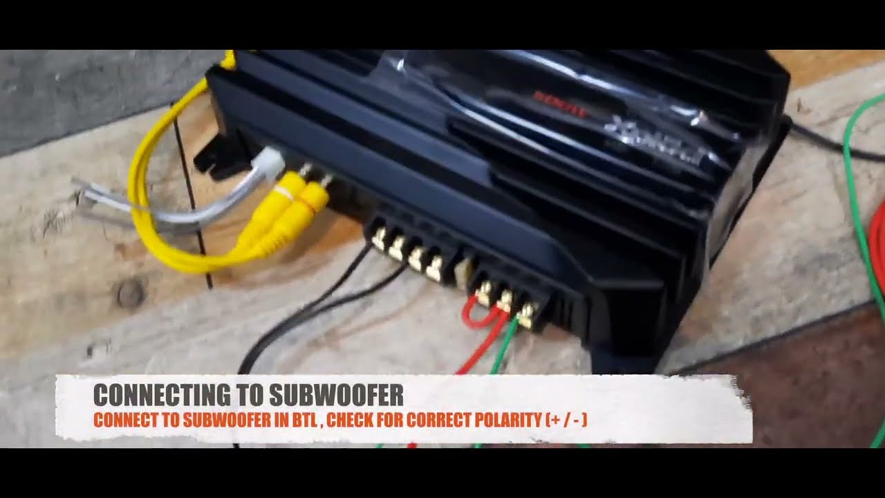 Powerful Active SubWoofer (For Home) using SONY Car Amplifier | Tamil | First Youtube Video | XMN502