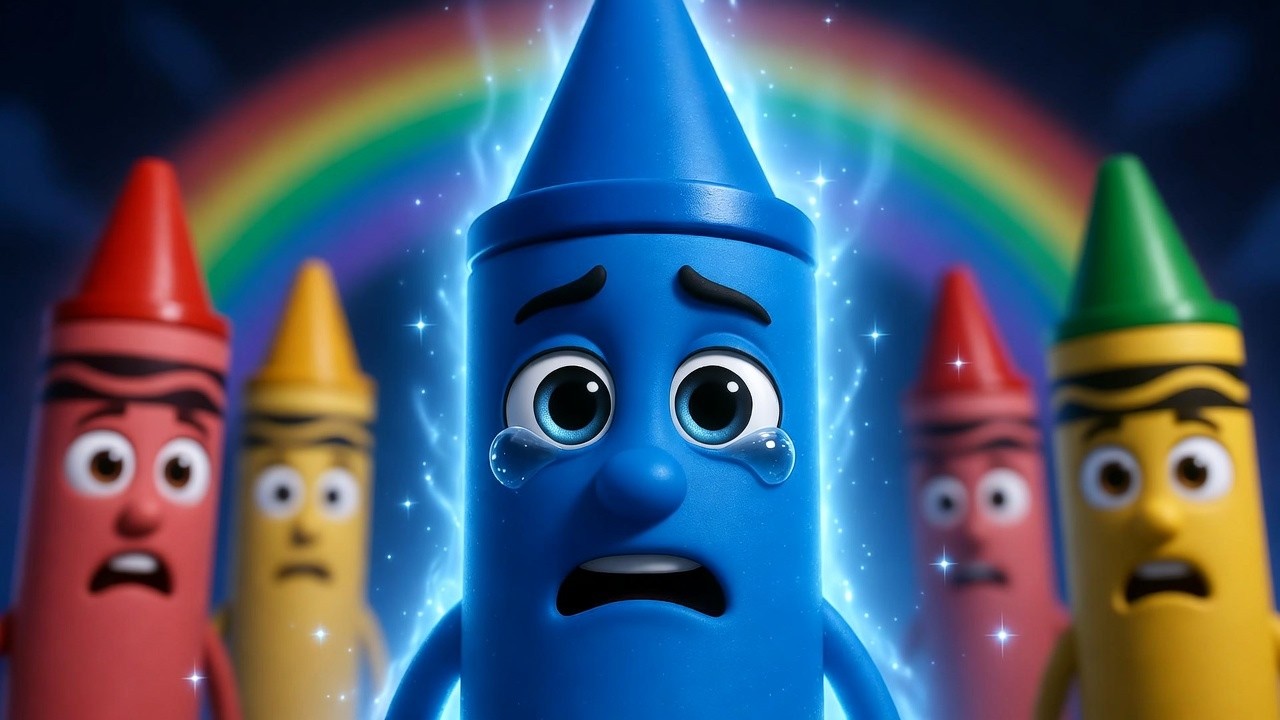 Why No One Picked Blue? 💙 | Kids Moral Story About Confidence| Everyone Is Special 🌈 | #kidslearning