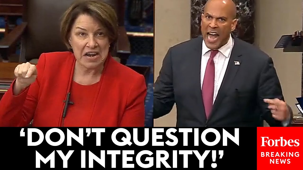 SHOCK MOMENT: Klobuchar Calls Out Booker On The Senate Floor—Then He Issues A Blistering Response