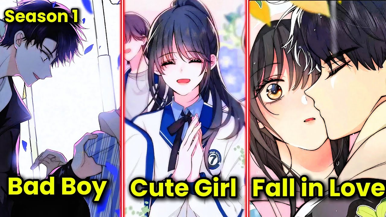 Bad Boy And Cute Girl Love Story Explained In Hindi 💗 | Only Love Manhwa Explained Hindi | Season 1 
