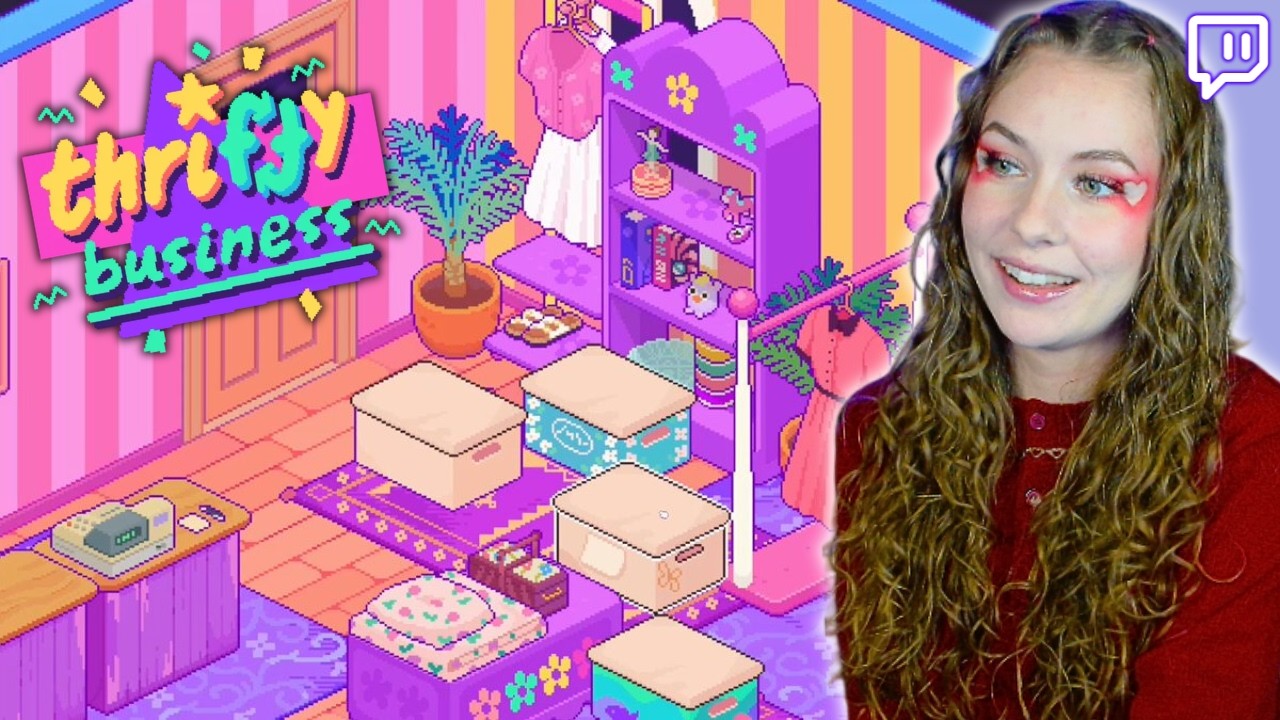 My Twitch chat is in the game!! | Thrifty Business Demo