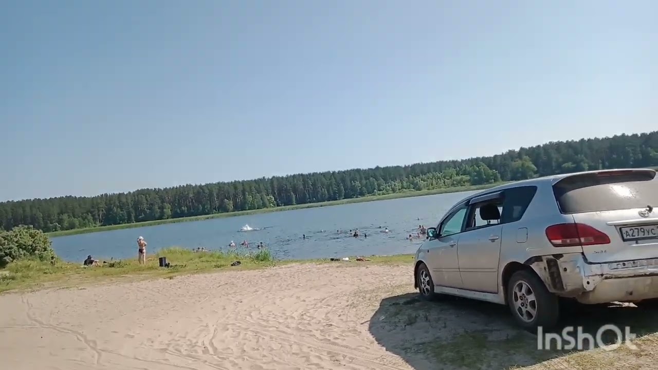 Село Ребриха. Пляж на реке Касмала