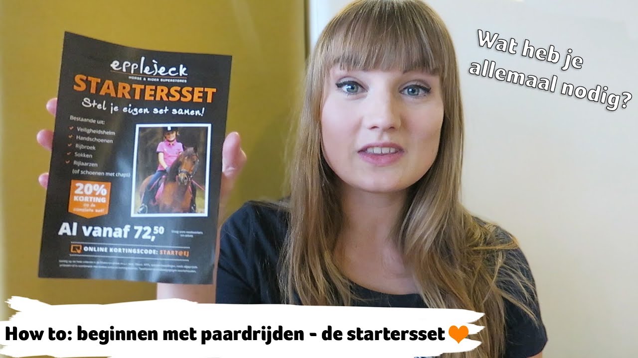 HOW TO: beginnen met paardrijden - de startersset | #31 | Epplejeck