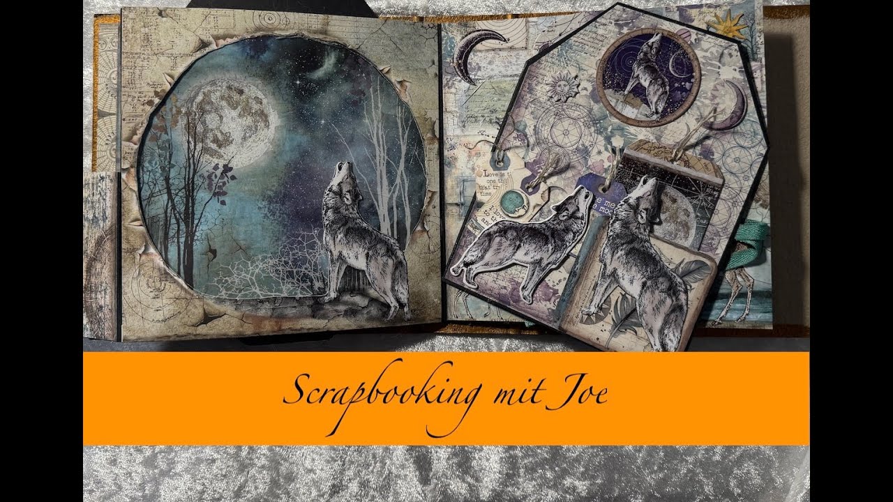 Scrapbooking mit Joe   Eine Seite im Minilabum gestalten  #Stamperia, #Scrapbookheaven