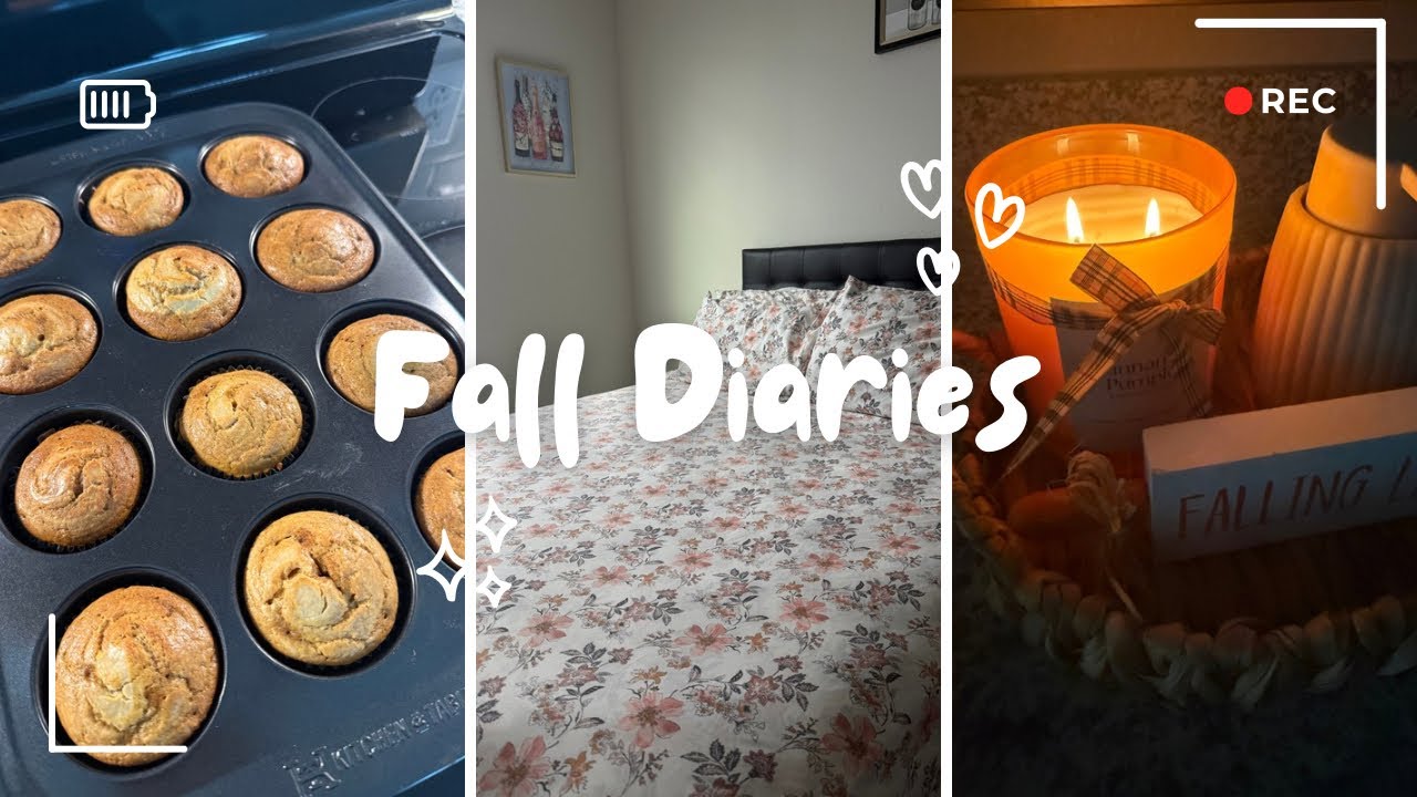 Living Alone Diaries 004 // fall day in our life 🍂🎃 baking & painting 